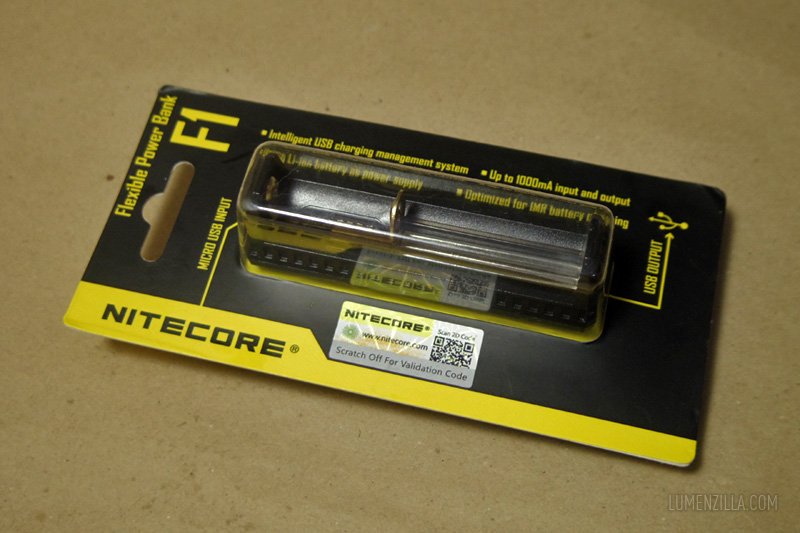 nitecore f1 in the box