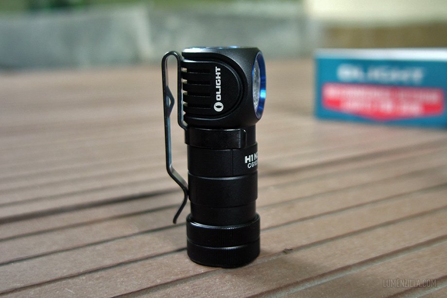 olight h1 nova pocket clip and fins