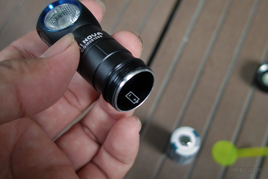 olight h1 nova polarity direction label