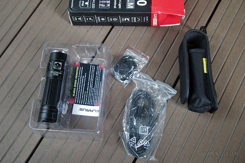 klarus g20 package contents