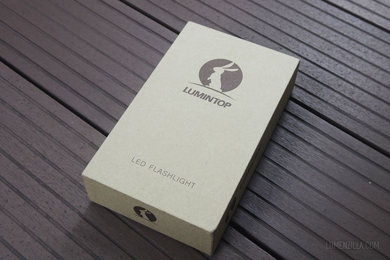 lumintop edc25 inside the packaging box
