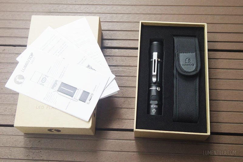 lumintop edc25 unboxing