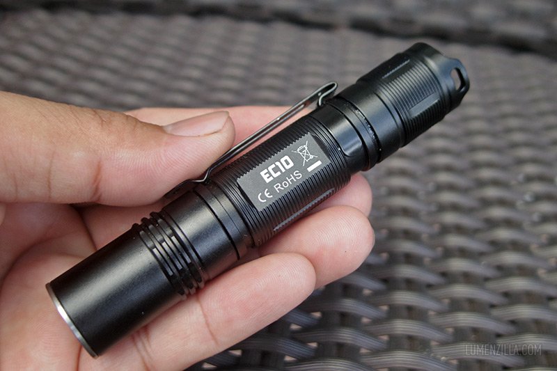 Fitorch EC10, 700 lumens flashlight on 14500 battery - LumenZilla