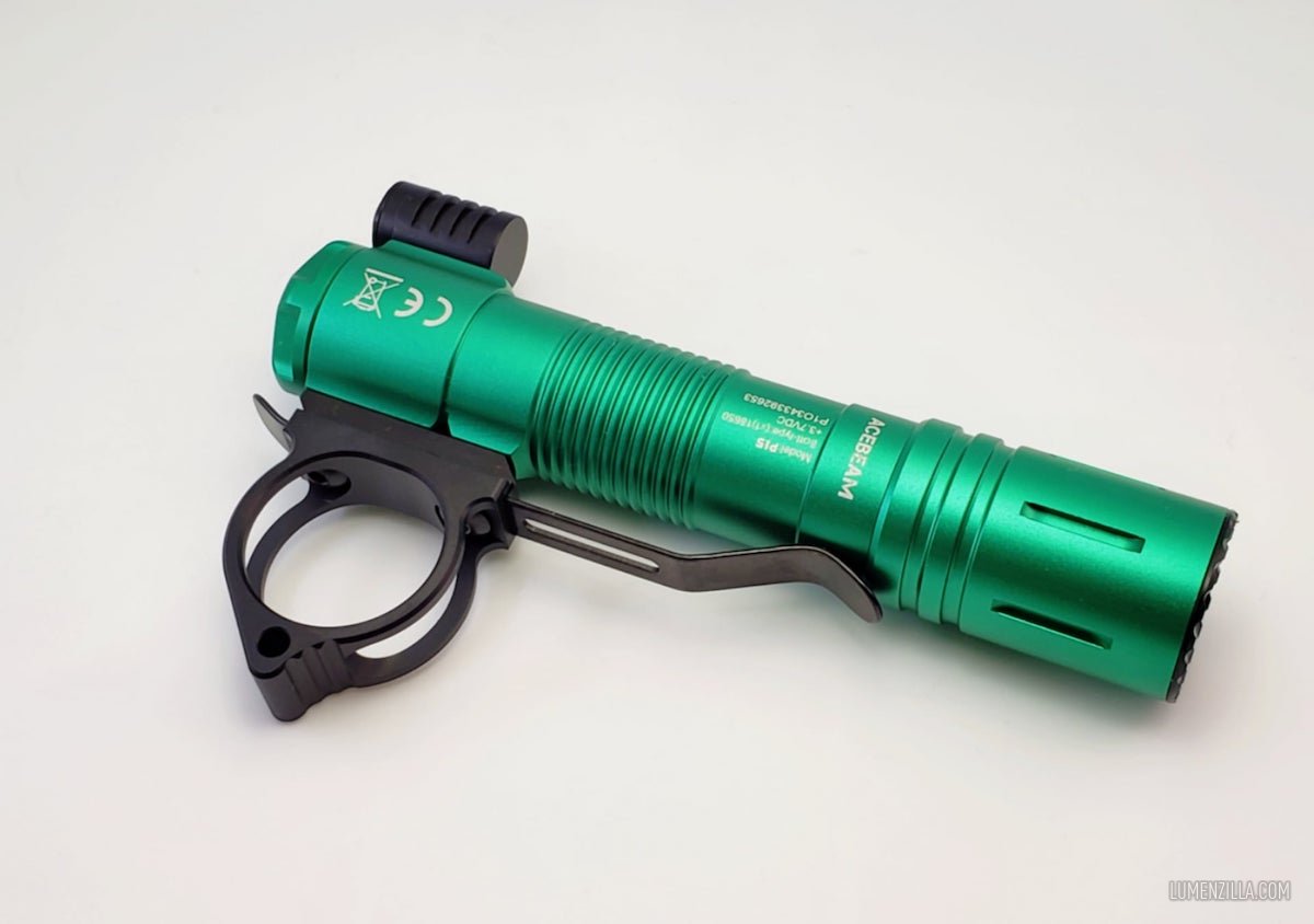 Acebeam P15, Flashlight with Removeable Tactical Ring
