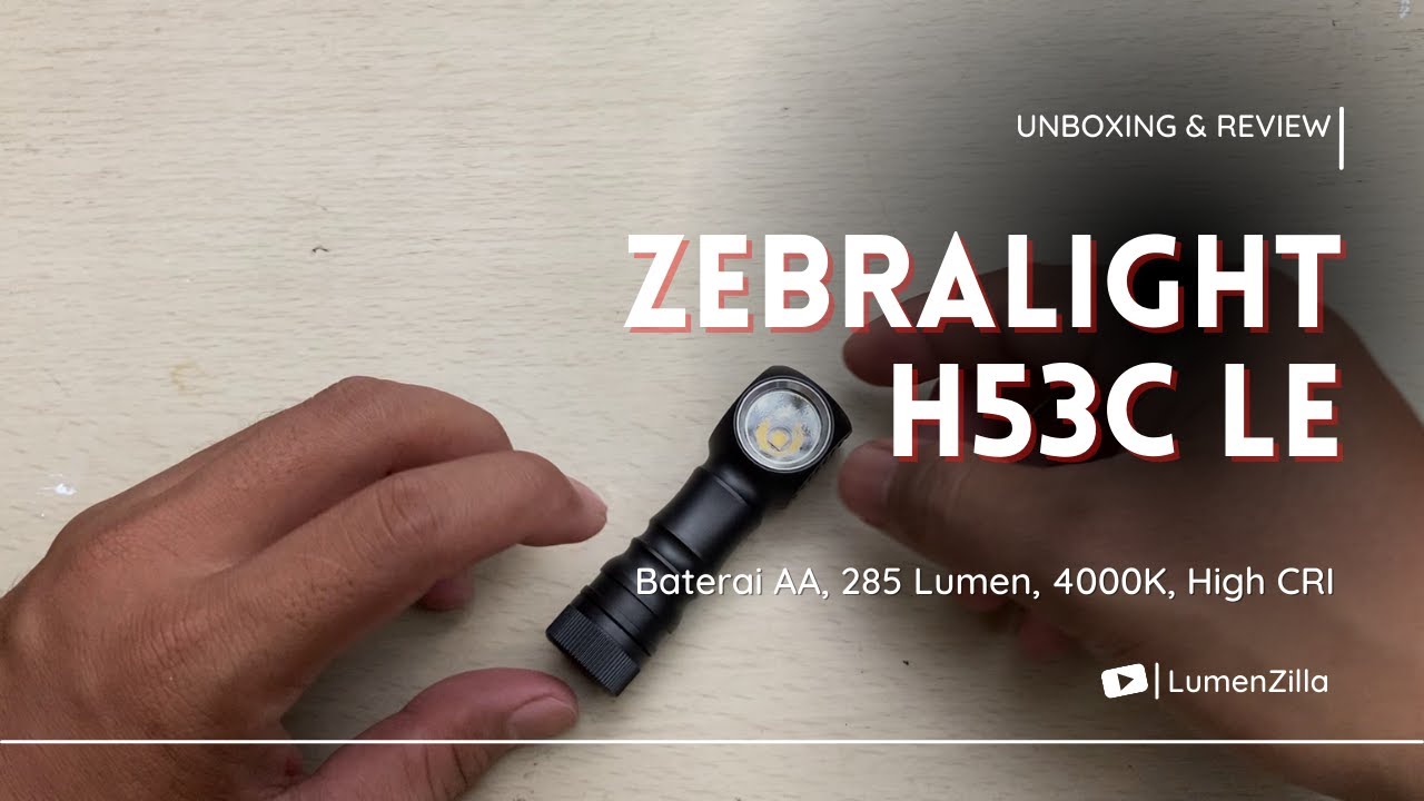 Video: Zebralight H53c LE